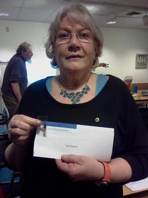Lion Ulla Was Presented a 30-Year Chevron Award by LCI