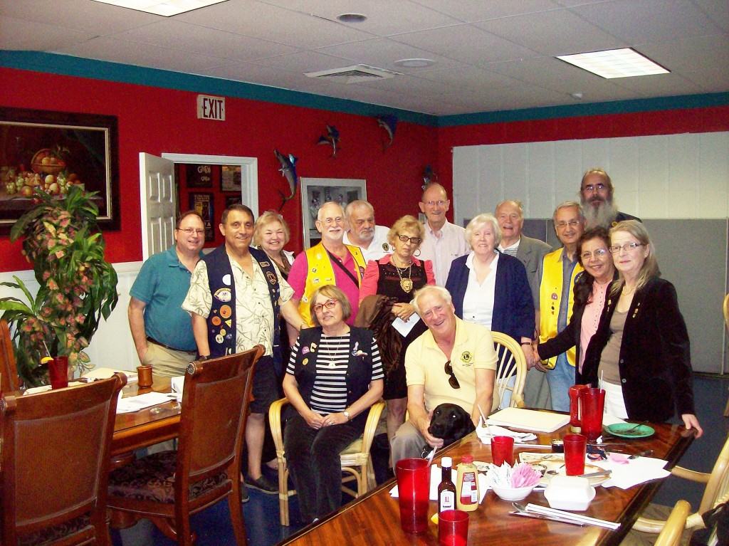 Joining Meeting at West Palm Beach and Wellington Lions Clubs Merger