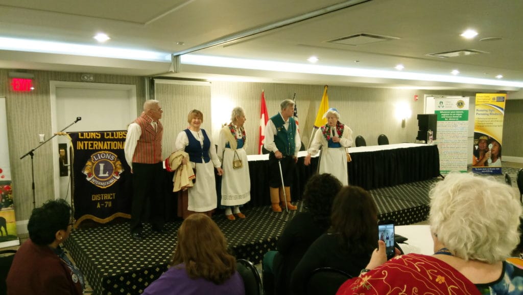 Fashion show at District A711 Lions Convention